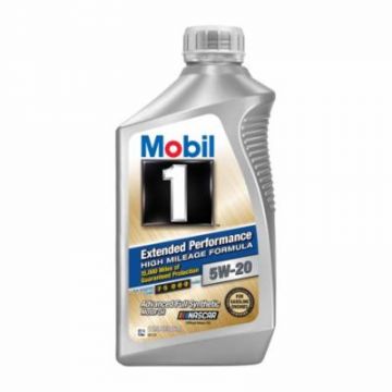 Mobil 1 Extended Performance High Mileage 5w-20 Motor Oil Quart Bottle